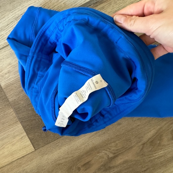 Lululemon Swift Speed High-Rise Crop 21" Cerulean Blue size 6 - Picture 5 of 7